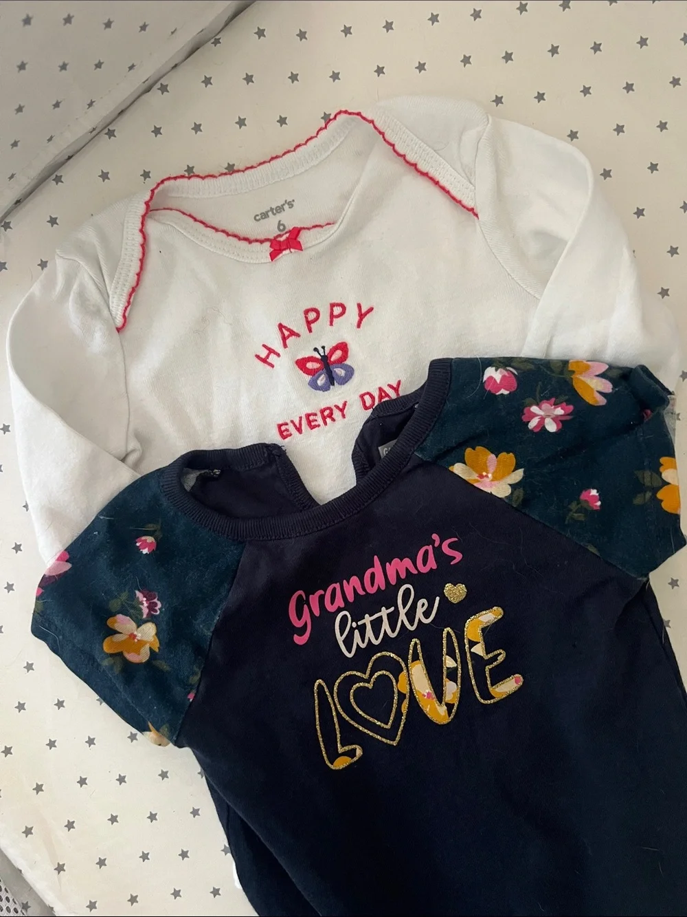 Carter's etc Pink Floral Hoodie, 3-6 and 6-9. Butterflies butterfly, mint navy